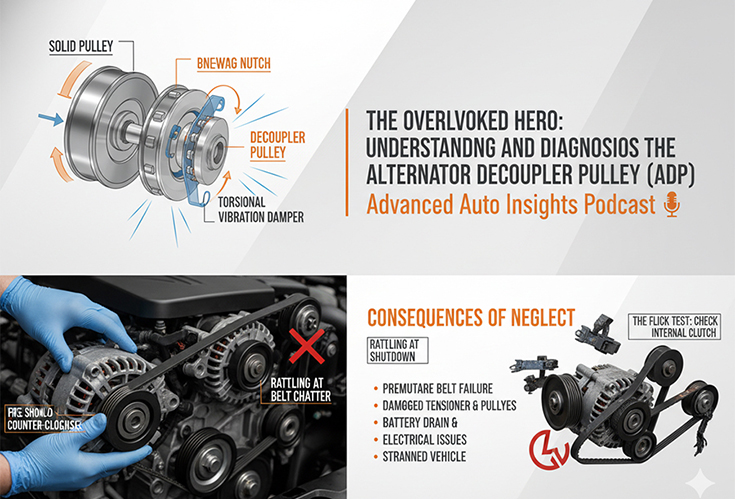 The Overlooked Hero: Understanding and Diagnosing the Alternator Decoupler Pulley (ADP)