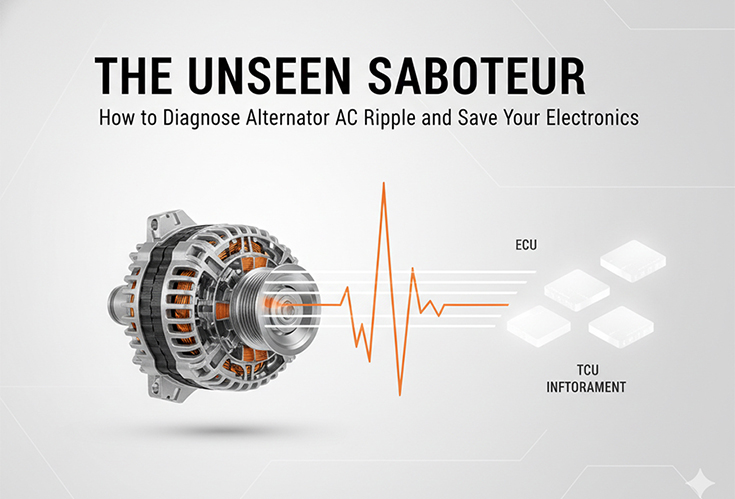 The Unseen Saboteur: How to Diagnose Alternator AC Ripple and Save Your Electronics
