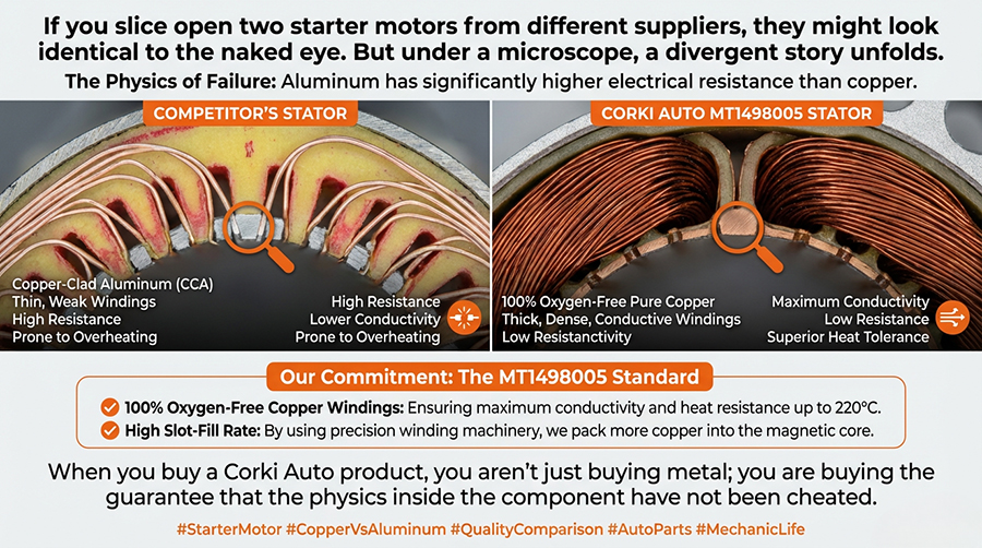 pure copper stator