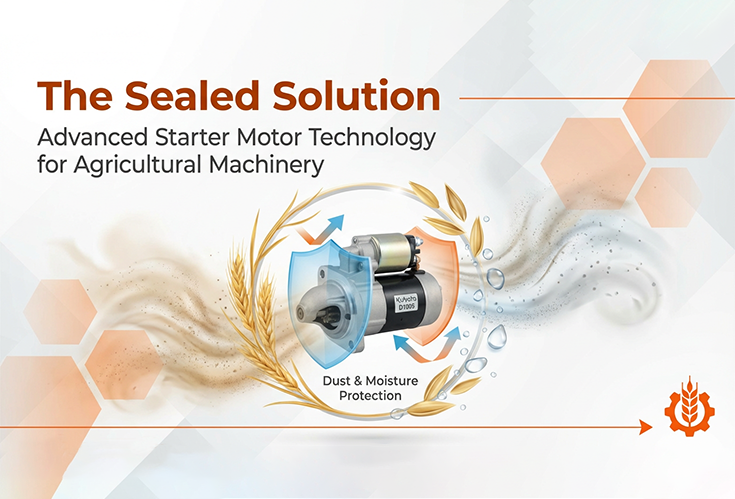 Harvest Readiness: Dust-Proof Starter Solutions for Kubota & Agricultural Machinery